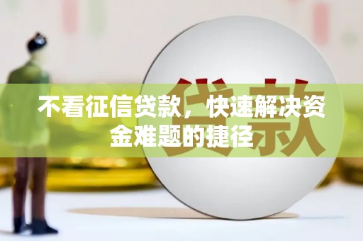 永康不看征信贷款，快速解决资金难题的捷径