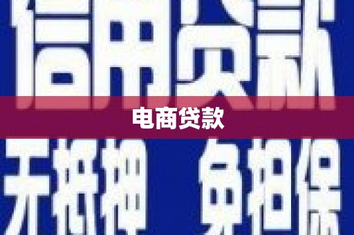 永康电商贷款