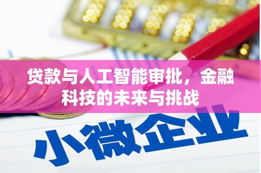 永康贷款与人工智能审批，金融科技的未来与挑战