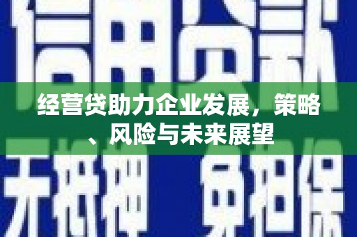 永康经营贷助力企业发展，策略、风险与未来展望