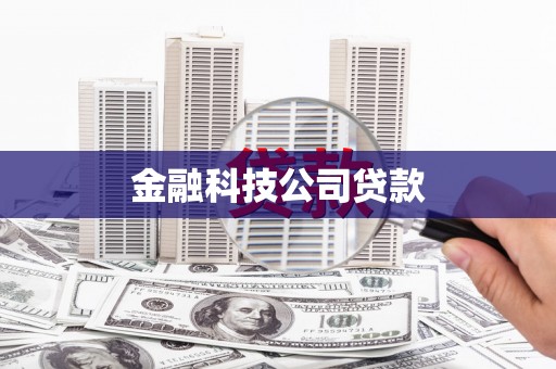 永康金融科技公司贷款