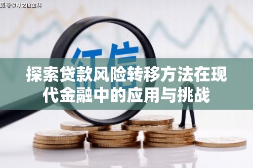 永康探索贷款风险转移方法在现代金融中的应用与挑战