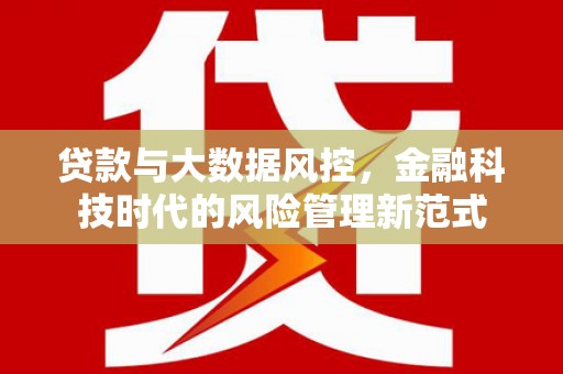 永康贷款与大数据风控，金融科技时代的风险管理新范式