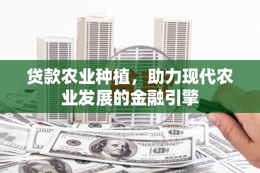 永康贷款农业种植，助力现代农业发展的金融引擎
