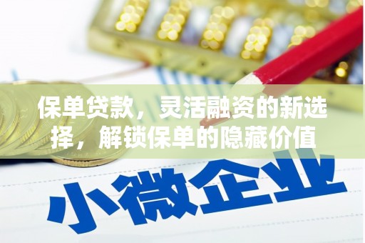 永康保单贷款，灵活融资的新选择，解锁保单的隐藏价值