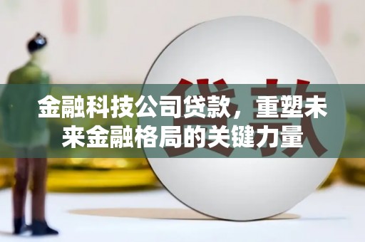 永康金融科技公司贷款，重塑未来金融格局的关键力量