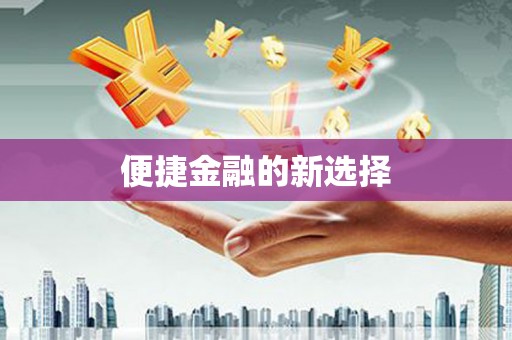 永康便捷金融的新选择