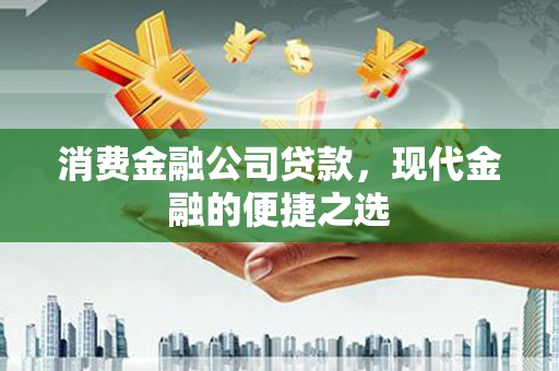 永康消费金融公司贷款，现代金融的便捷之选
