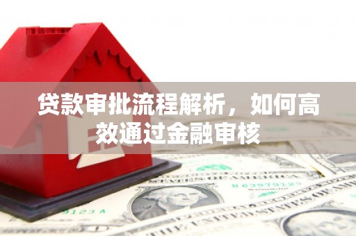 永康贷款审批流程解析，如何高效通过金融审核