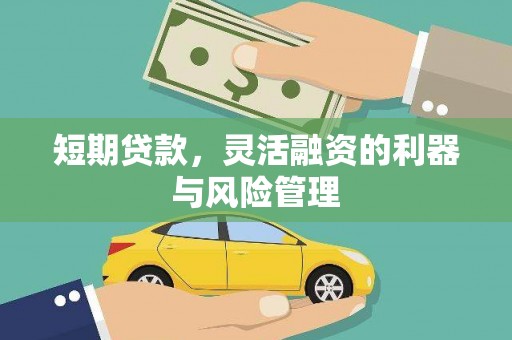 永康短期贷款，灵活融资的利器与风险管理