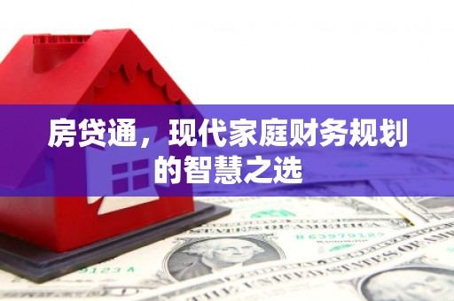 永康房贷通，现代家庭财务规划的智慧之选