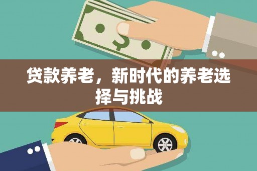 永康贷款养老，新时代的养老选择与挑战