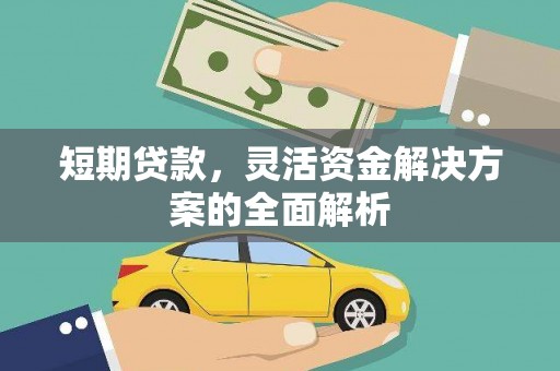 永康短期贷款，灵活资金解决方案的全面解析