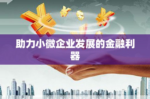 永康助力小微企业发展的金融利器
